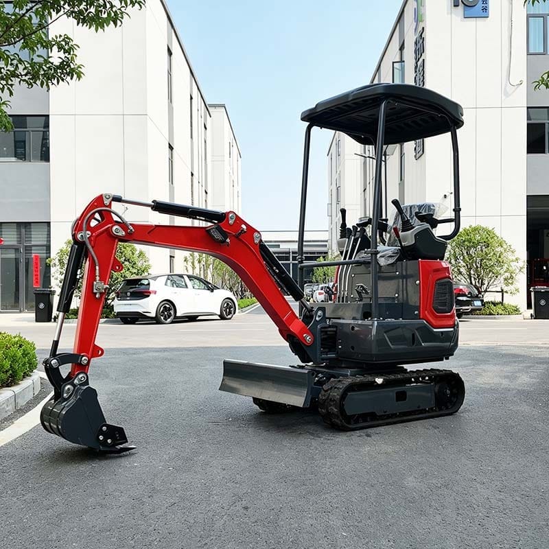 csgw 12q 1.2 ton mini excavator outdoor operation CSGW-12Q 1.2Ton Mini Excavator - Image 2