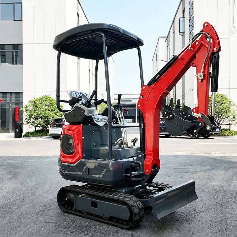 csgw 12q 1.2t compact crawler excavator front angle CSGW-12Q 1.2Ton Mini Excavator - Image 3