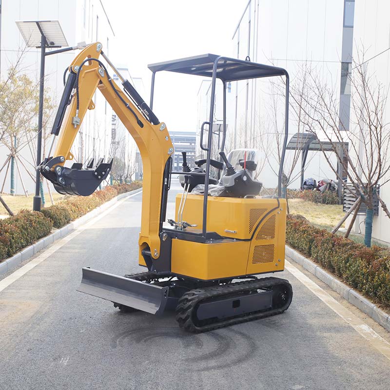 csgw 17q 1.7 ton mini excavator front angle CSGW-17Q Mini Excavator - Image 3