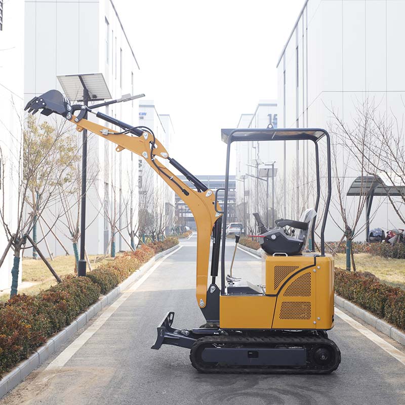 csgw 17q 1.7t crawler excavator jobsite operation CSGW-17Q Mini Excavator - Image 4