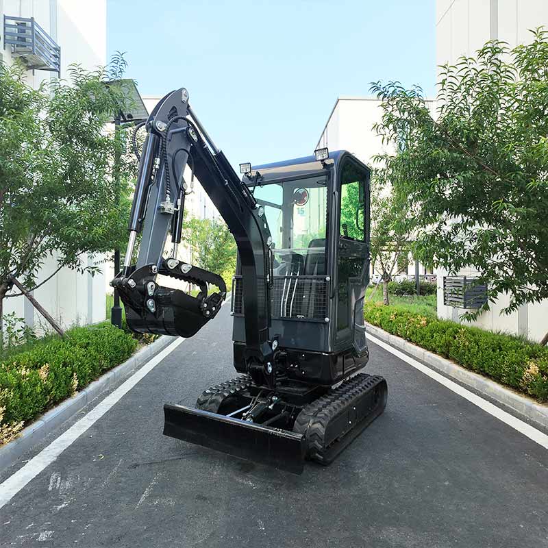 csgw 18q 1.8 ton mini excavator rear angle CSGW-18Q Mini Excavator - Image 5