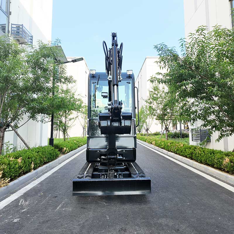 csgw 18q mini digger tracks dozer blade CSGW-18Q Mini Excavator - Image 6