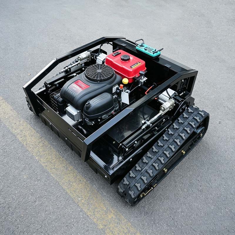 csj hs1000 rc track slope mower rear CSJ-HS1000 Crawler Lawn Mower - Image 5