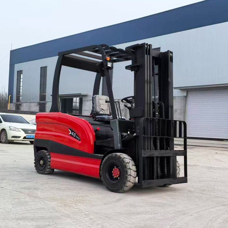 csaf 40 4t electric counterbalance forklift outdoor view CSAF-40 4.0Ton Electric Forklift - Image 4