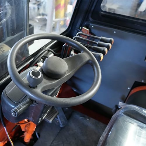 csah 30 3t electric forklift steering wheel controls CSAH-30 3.0Ton Electric Forklift - Image 2