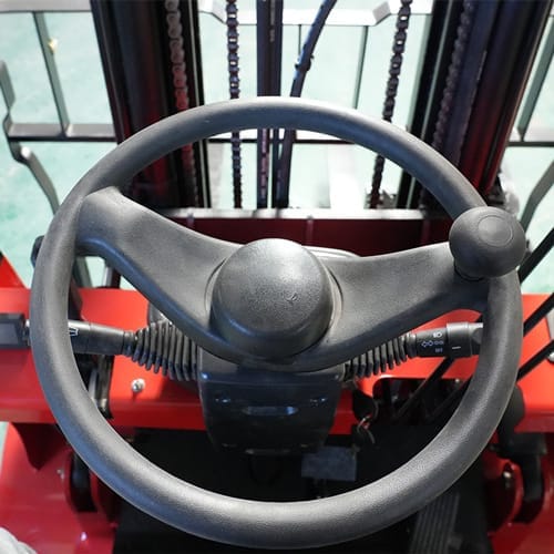 csde 15 electric counterbalance forklift steering wheel CSDE-15 1.5Ton Electric Forklift - Image 2