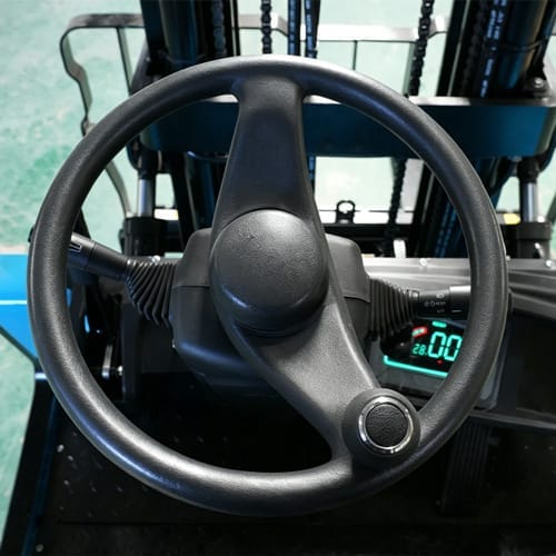 csds 15 1.5 ton electric forklift steering wheel CSDS-15 1.5Ton Electric Forklift - Image 2