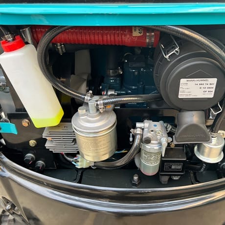 csgw 18k 1.8 ton mini excavator engine compartment CSGW-18K Mini Excavator - Image 6