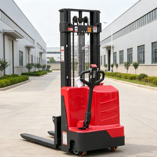 cshf b15 walkie electric pallet stacker CSHF-B15 Walkie Electric Stacker - Image 2