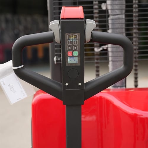 cshf b15 walkie electric stacker rear view CSHF-B15 Walkie Electric Stacker - Image 4