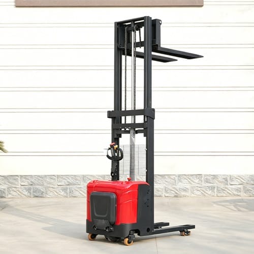 cshf d20 double lift electric stacker front view cshf d20 double lift electric stacker front view