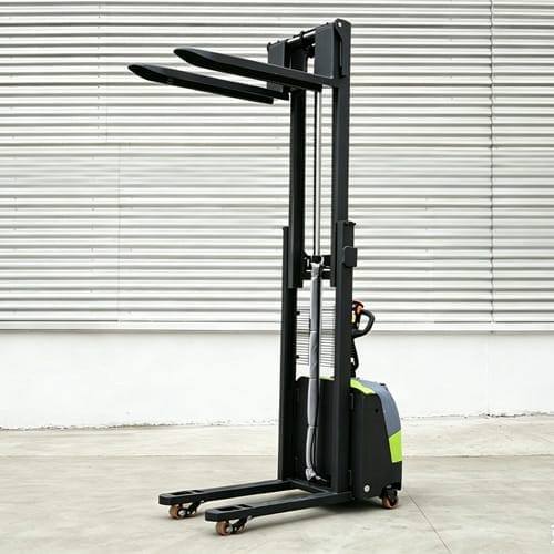 cshf nd20 double lift electric stacker side view CSHF-ND20 Double Lift Electric Stacker - Image 2