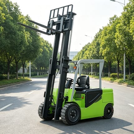 cshz 30 3.0 ton electric forklift side angle CSHZ-30 3.0Ton Electric Forklift - Image 2