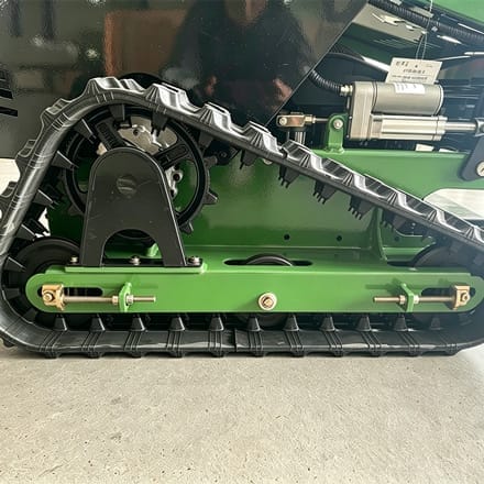csj hb500 remote control lawn mower side view CSJ-HB500 Crawler Lawn Mower - Image 5