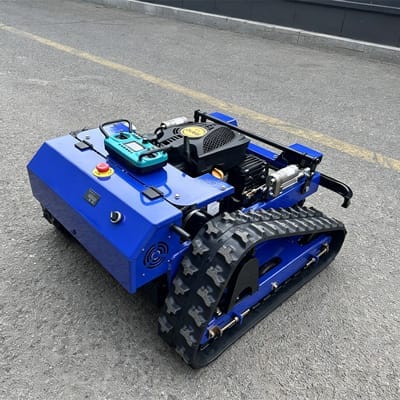 csj ql500s tracked lawn mower front angle CSJ-QL500S Crawler Lawn Mower - Image 2