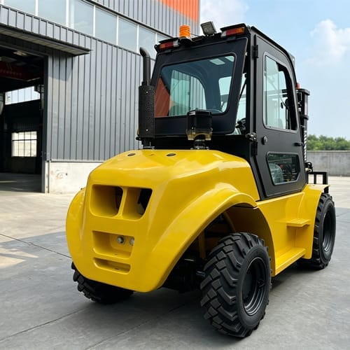 csq 35f 3.5 ton heavy duty diesel forklift side CSQ-35F 3.5Ton Diesel Forklift Truck - Image 3