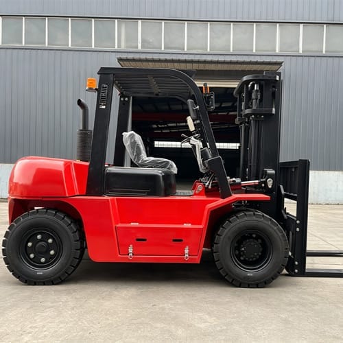 csqd 50 5t heavy duty diesel forklift side profile CSQD-50 5.0Ton Diesel Forklift Truck - Image 2