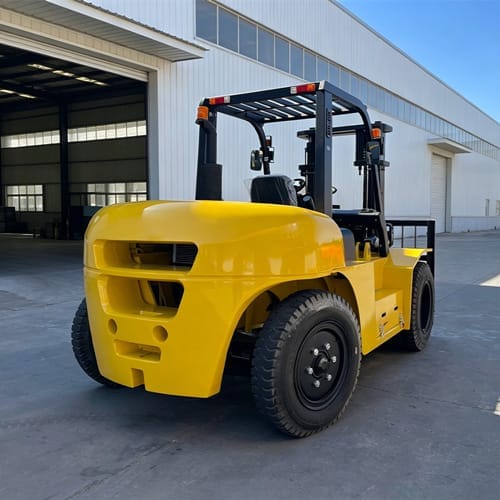 csqd 80 8 ton diesel forklift rear counterweight CSQD-80 8.0Ton Diesel Forklift Truck - Image 2