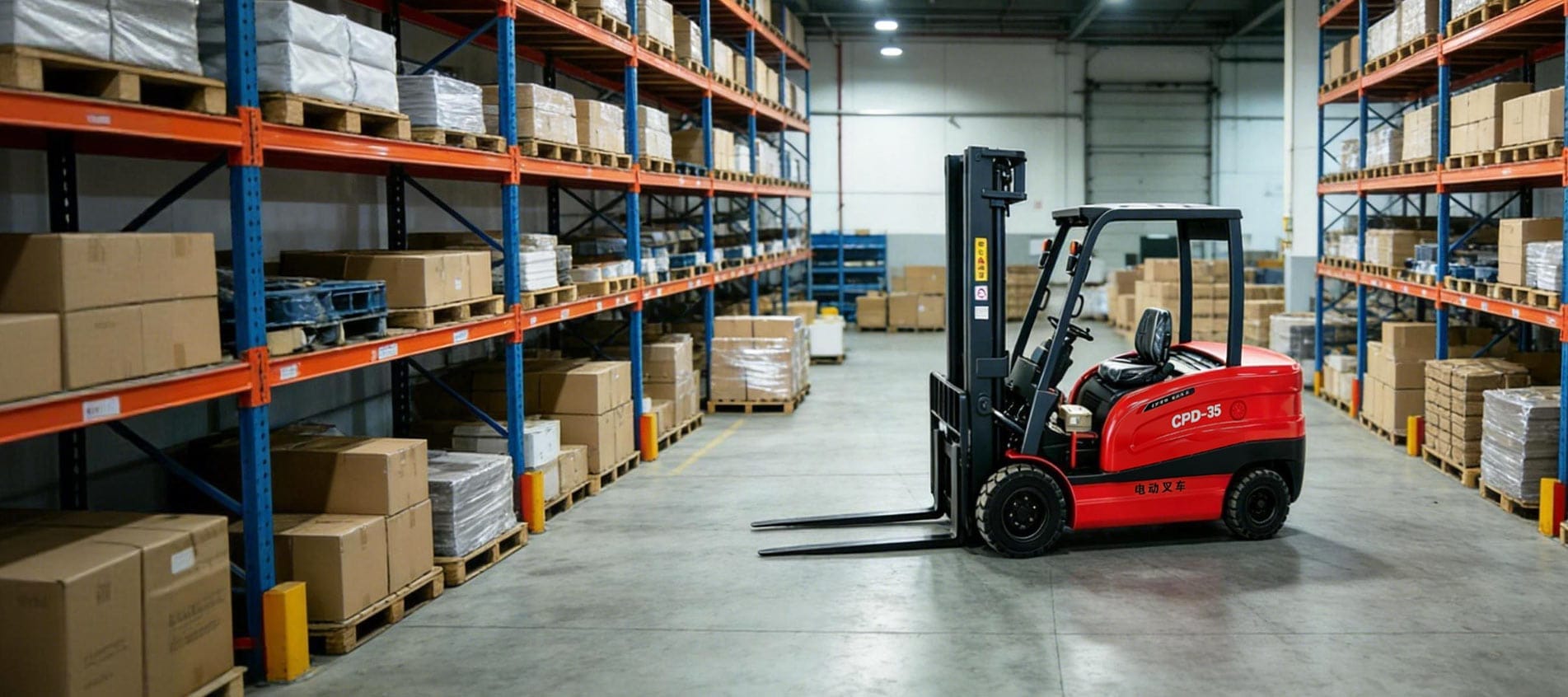 Forklift Warehouse Storage Indoor Operation
