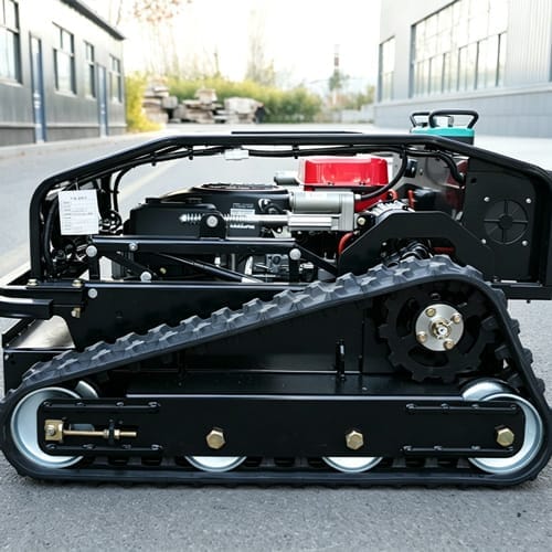 remote controlled slope mower side profile CSJ-HS800 Crawler Lawn Mower - Image 4