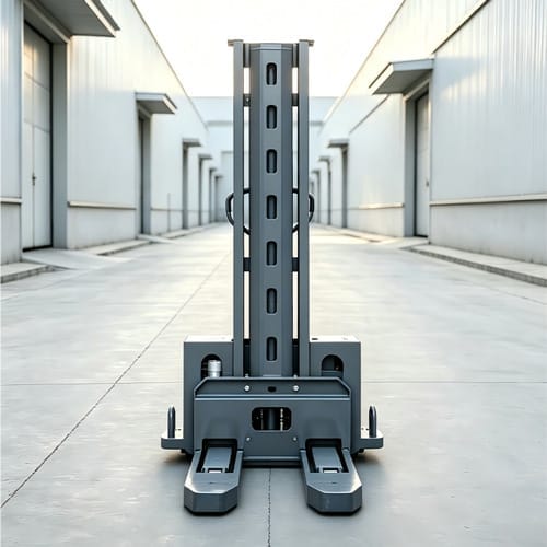 1.0 ton self lifting stacker mast view 1 CSHF-S10 1.0Ton Electric Self Lifting Stacker - Image 4