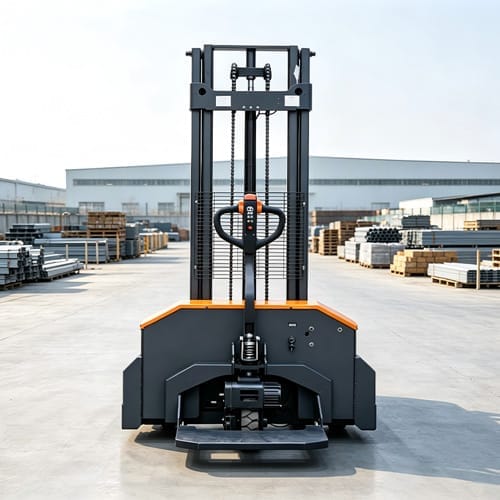 outdoor electric stacker lifting operation CSHF-H15 1.5Ton All‑terrain Electric Stacker - Image 2